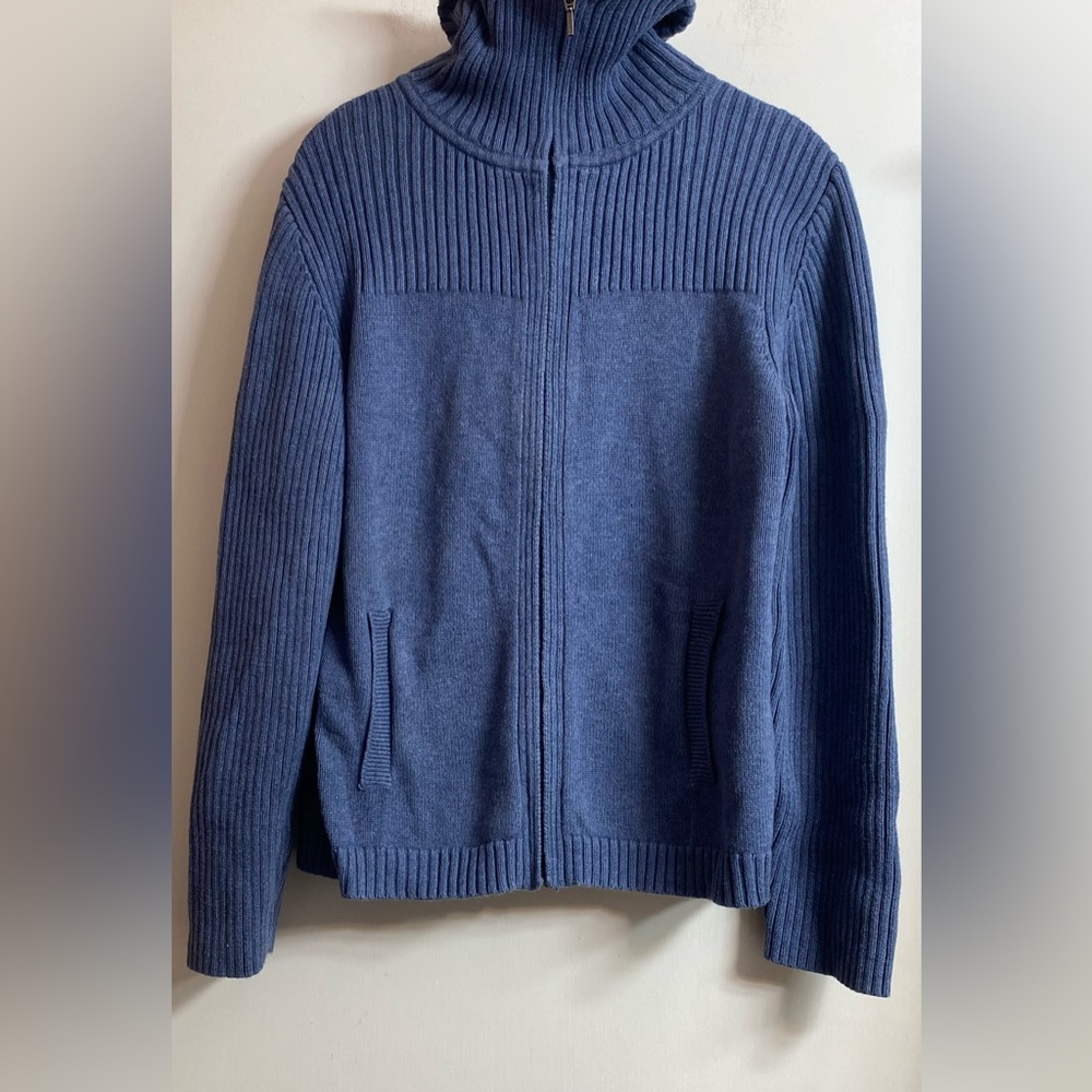 Pendleton Women’s Blue Full Zip sweater Jacket Size XL.